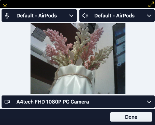 the video settings in the video panel on LAD365
