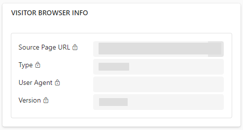 The browser info section of the Conversation Activity in Dynamics 365