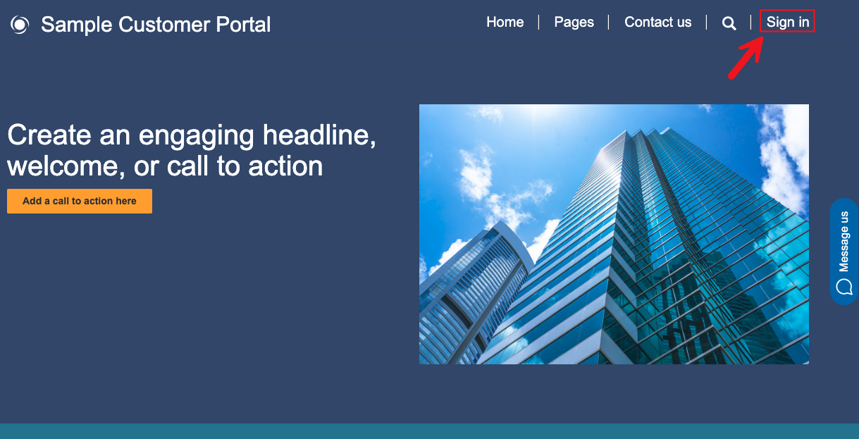 homepageofcustomerportal