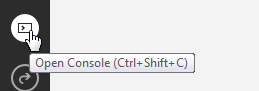 Click the Open Console button