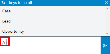The New Entities menu open in the LAD365 Agent Widget