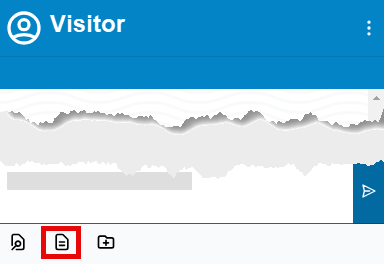 The LAD365 Agent Widget with the Open Chat Activity button highlighted